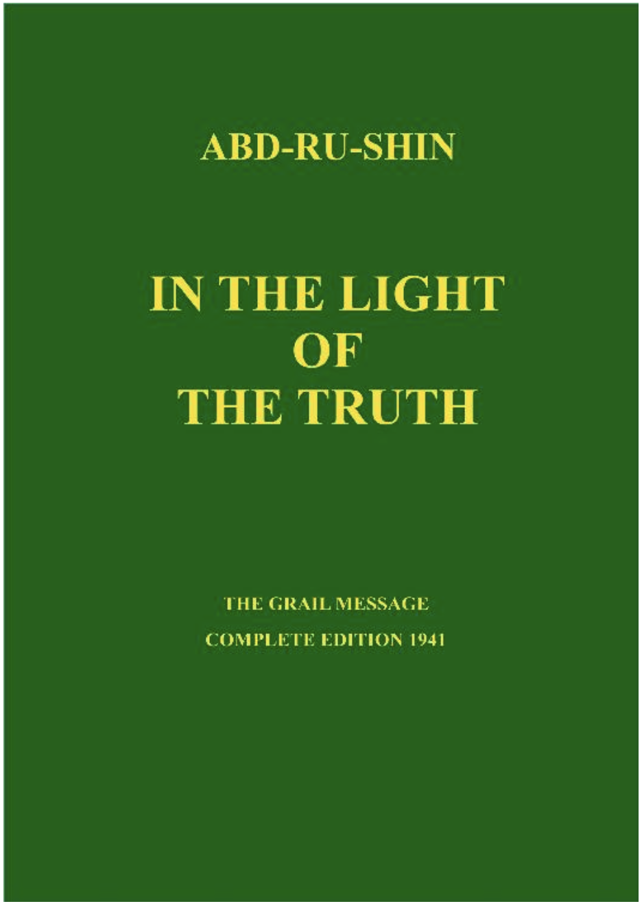 In the Light of the Truth (Ebook)